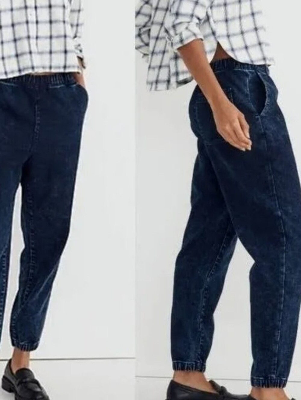 Madewell Pull-on Sweatpants Jeans In Gaines Wash  L